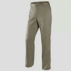 Nike Mens Flex Training Coaching Golf Pants CU9429-221 Dri-Fit Unhemmed